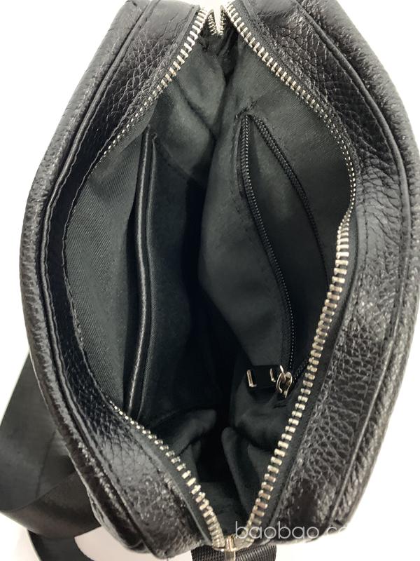 Изображение товара: #312- мужская плечевая сумка-барсетка из кожи 