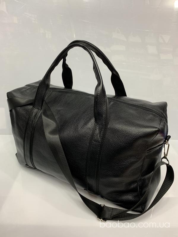 Изображение товара: #103 - дорожно-спортивная сумка-саквояж из натуральной кожи 