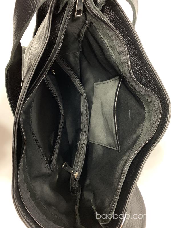Изображение товара: 1061/1 - сумка из кожи, чёрного цвета
